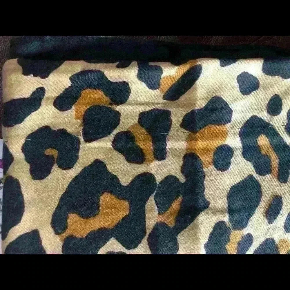 Lulla Collection Leopard Scarf NWT